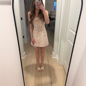 Amanda Uprichard floral tie dress